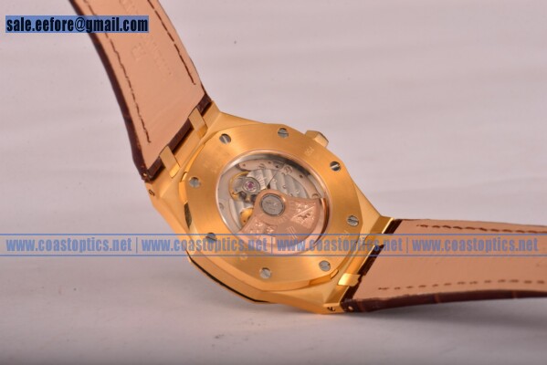 Audemars Piguet Perfect Replica Royal Oak Watch Yellow Gold 201505041631 (BP)